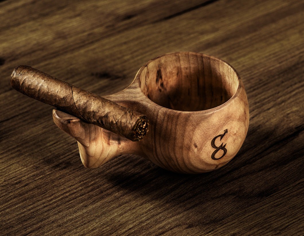 Wooden Mug, Cigar Accessory