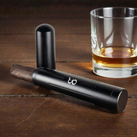 Cigar Protective Case on Wood Table