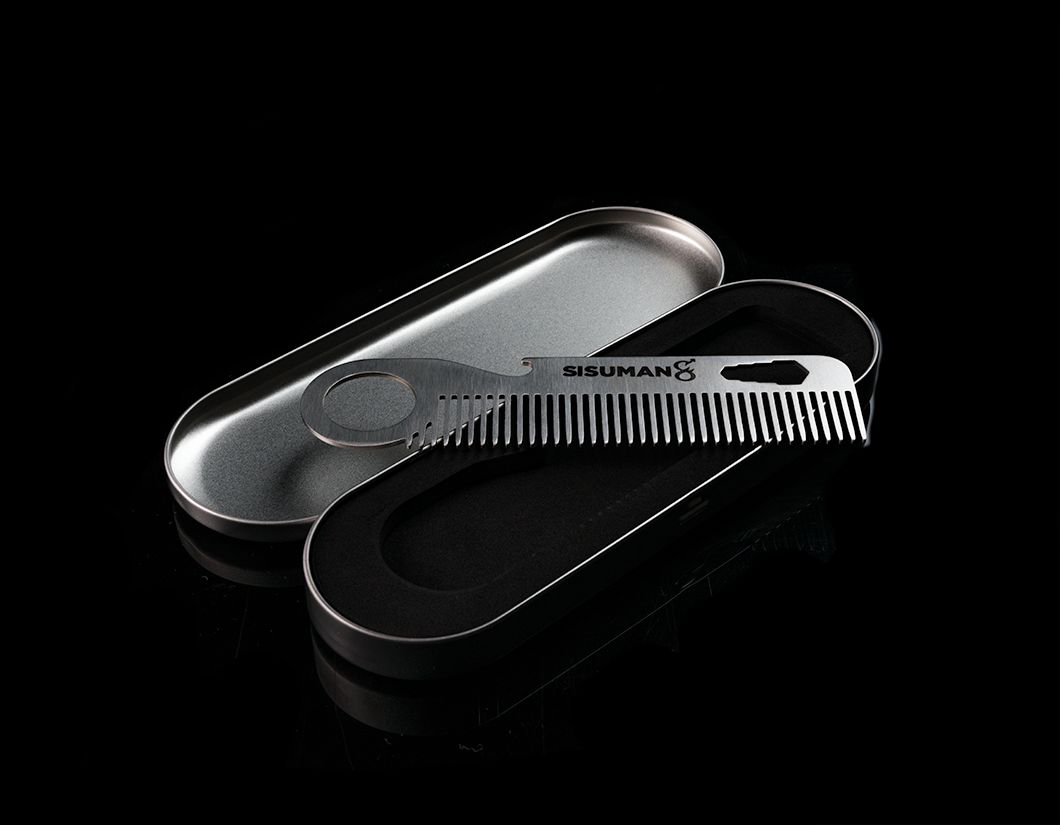 Stainless Steel Hair & Beard Comb | Lifetime Warranty – Sisuman